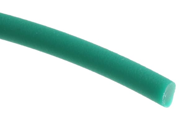 Product image for Green polyurethane belt,5m L x 5mm dia