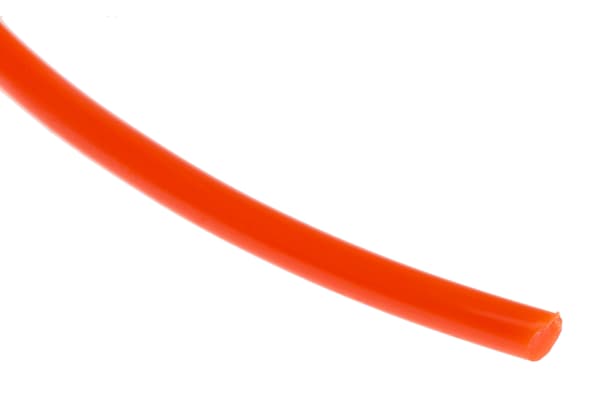 Product image for Orange polyurethane belt,5m L x 3mm dia