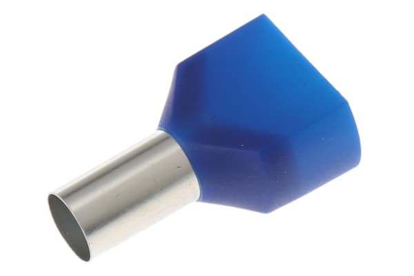 Product image for Blue 2 entry bootlace ferrule,16sq.mm