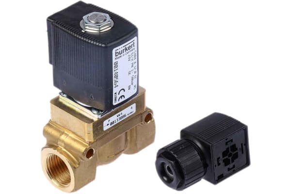 Product image for 2WAY SERVO ASSISTED SOLENOID VALVE,24VDC