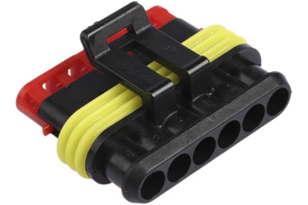 Product image for Superseal 1.5 6 way plug housing