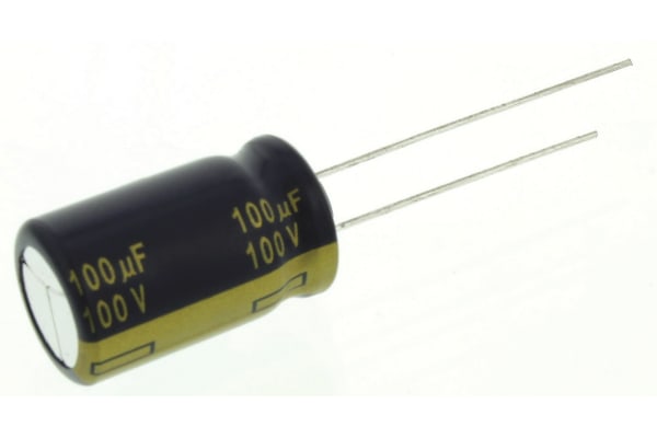 Product image for FC RADIAL ELEC CAP,100UF 100V