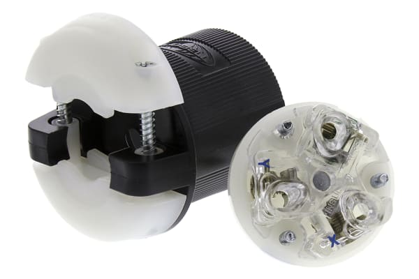 Product image for TWIST-LOCK AMERICAN PLUG,20A 250V