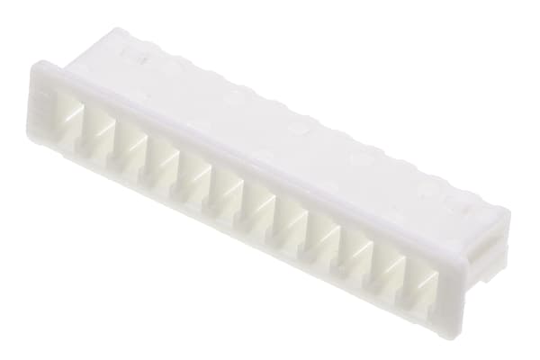 Product image for 12 way receptacle housing,1.25mm pitch