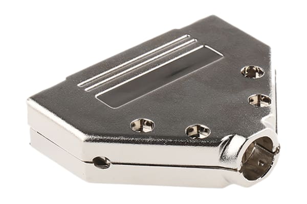 Product image for 37WAY TOP ENTRY NICKEL PLATE D BACKSHELL