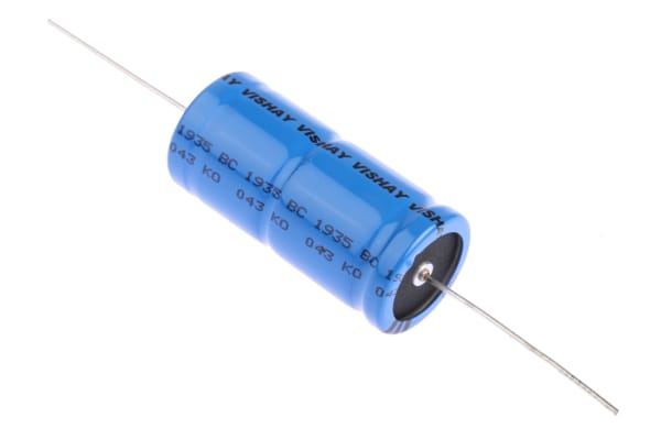 Product image for 043 ASH min axial Al elect cap,47uF 450V