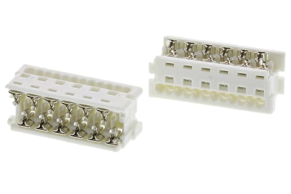 Product image for 12 way IDT housing,1.27mm pitch