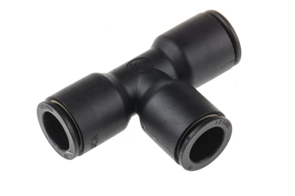 Product image for Pneumatic push-in equal tee fitting,12mm