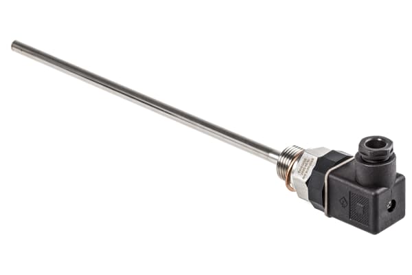 Product image for PT100 PROBE WITH DIN CONNECTOR,250MM