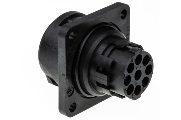 Product image for C16-3 8P+E chassis mount plug,12A