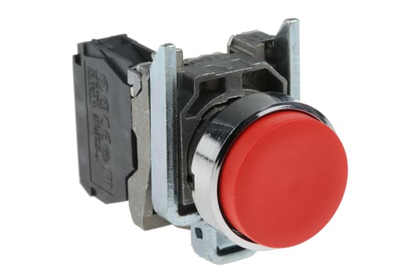 Product image for Push button Red Projecting Head 1NC