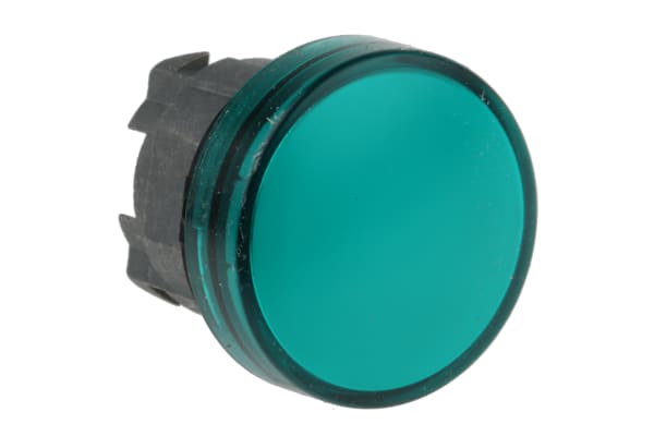 Product image for Pilot Light Green LED 240V Plain Lens