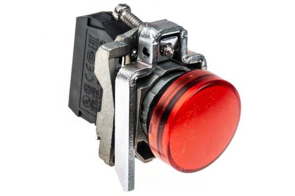 Product image for Pilot Light Red LED 240V Plain Lens