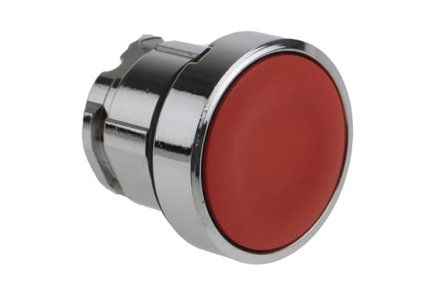 Product image for Red spring return flush pushbutton