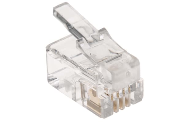 Product image for 4 way 4 contact modular data plug