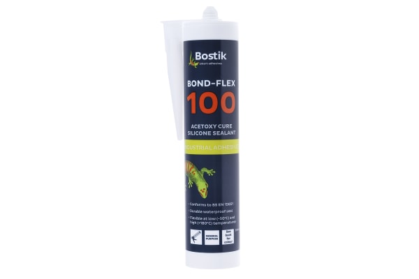 Product image for 100HMA SILICONE SEALANT,CLEAR 300ML