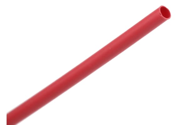 Product image for Red heatshrink tubing,1.2mm bore