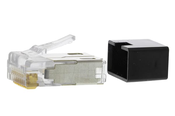 Product image for SHIELDED RJ45 8/8 DATA PLUG,6.6MM CABLE