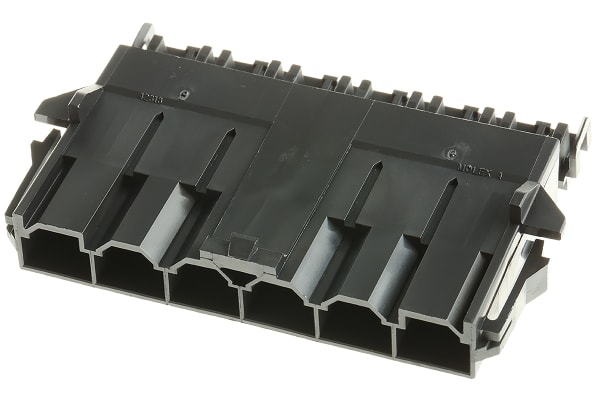 Product image for 6 way cable & panel plug housing