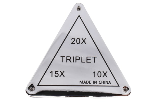 Product image for Hastings triplet lens,Triple 10X 15X 20X