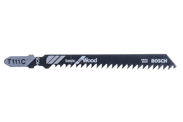 Product image for T111C T-shank HCS jigsaw blade,3mm pitch