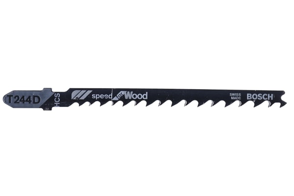 Product image for T244D T-shank HCS jigsaw blade,4mm pitch