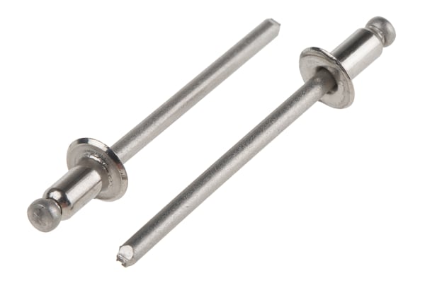 Product image for S-STEEL RIVET,3.2MM DIA 1.6-3.2MM GRIP