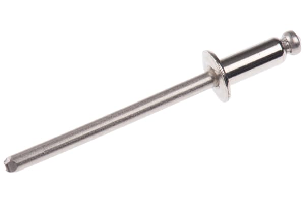 Product image for S-STEEL RIVET,4MM DIA 3.2-6.4MM GRIP