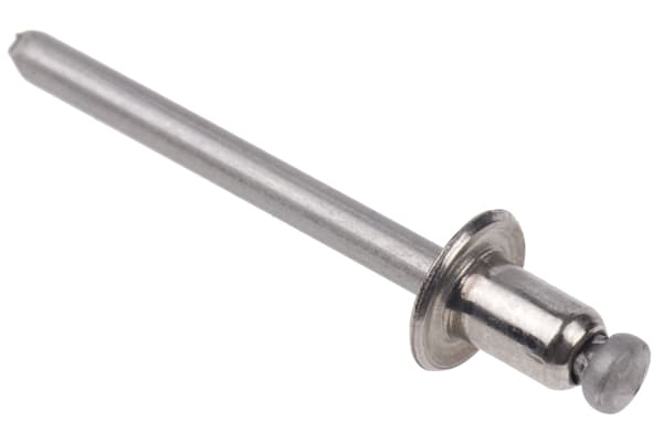 Product image for S-STEEL RIVET,4.8MM DIA 1.6-3.2MM GRIP