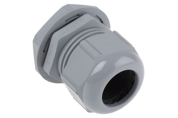 Product image for Cable gland, nylon, grey, IP68