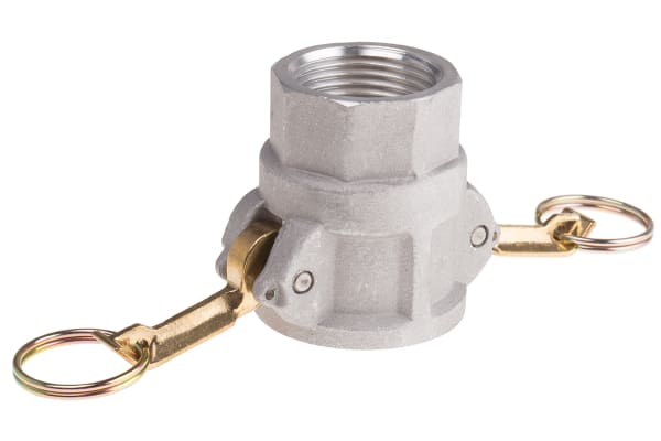 Product image for PartD Al cam & groove coupler,1in BSPT F