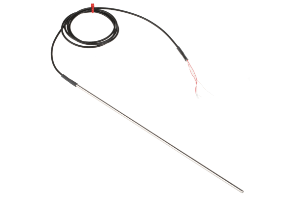 Product image for PT 100 industrial SS probe,3diax250mm L