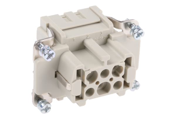 Product image for Han E 6P+E insert for socket contact,16A