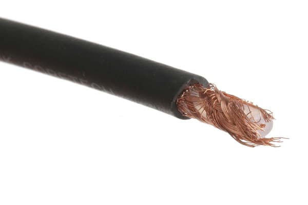 Product image for Van Damme Black Unterminated to Unterminated RG59 Coaxial Cable, 75 Ω 6.15mm OD 100m, Standard 75