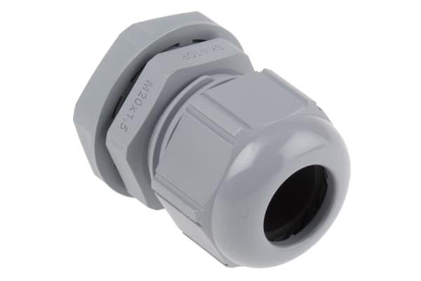 Product image for Cable gland, nylon, grey, M20x1.5, IP68