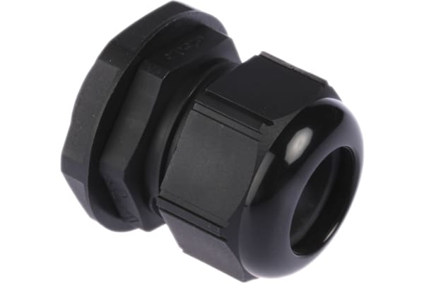 Product image for Cable gland, nylon, black, M25x1.5, IP68