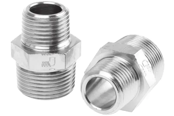 Product image for Male BSPT nipple adaptor,R1/2xR3/4
