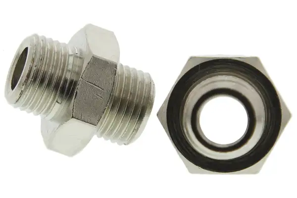 Product image for Male BSPP nipple adaptor,G1/8xG1/8
