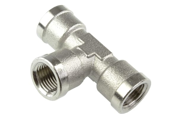 Product image for Female BSPP tee connector,G1/8