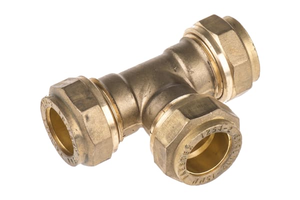Product image for COPPER FITTING TEE,15MM COMP ALL ENDS