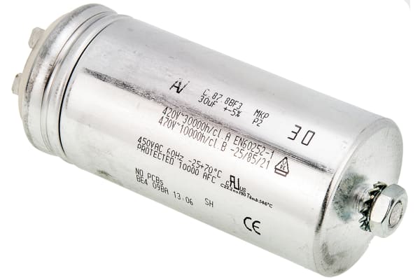 Product image for C878 start-winding motor Cap.30uF 450Vac