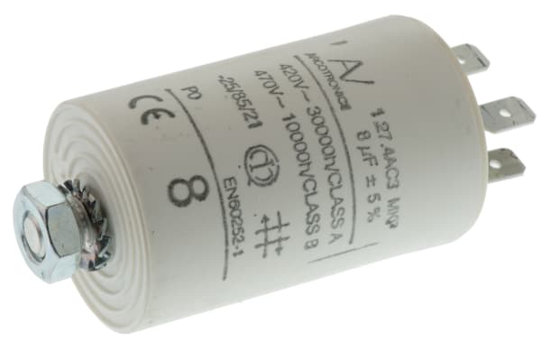 Product image for C274AC MOTOR RUN CAPACITOR,8UF 470VAC