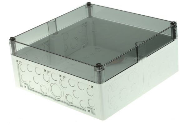 Product image for IP65 BOX W/TRANSPARENT LID,300X300X132MM