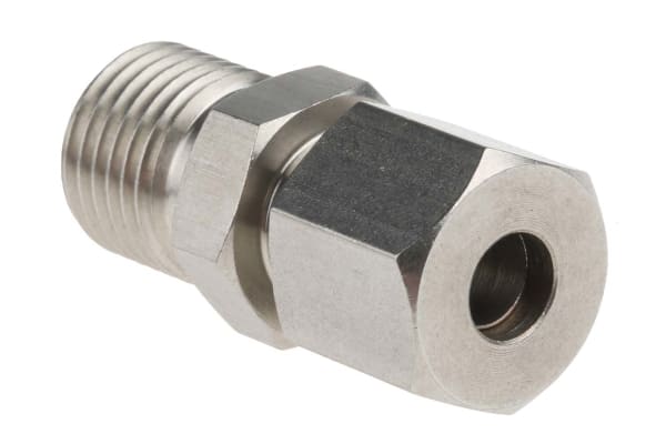 Product image for S/steel comp gland,1/4in BSPP 6mm ID