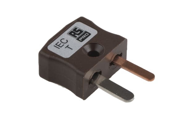 Product image for Type T Brown miniature quick wire plug