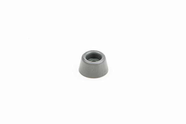 Product image for Grey moulded screw fixing feet,12.5mmdia