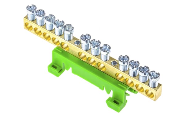 Product image for Entrelec, DBTI Earth Bar for Terminal Block