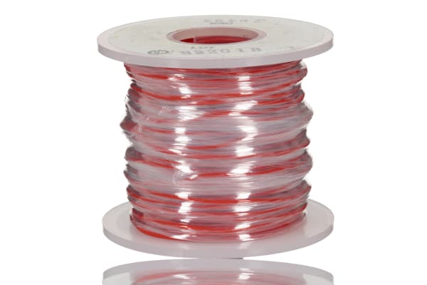 Product image for Wire 22 AWG 600V UL1015 Red 30m