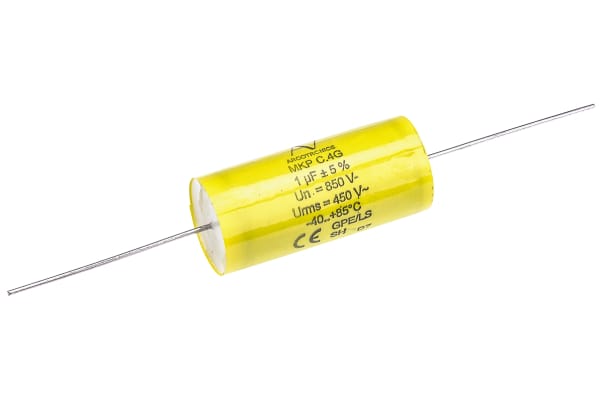 Product image for C4C axial polyprop cap,1uF 850V