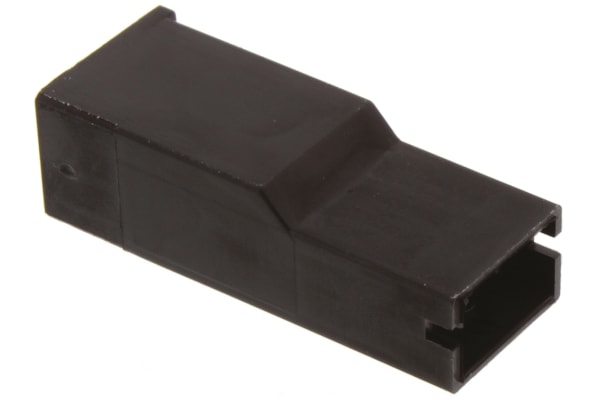 Product image for Positive lock plug housing,1 way,6.35mm